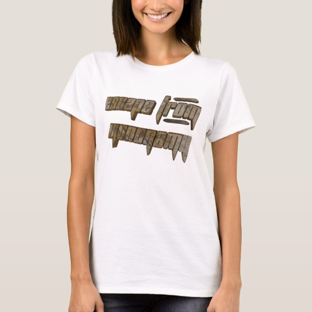 Kvinna skjorta för flykt T T-shirt (Framsida)