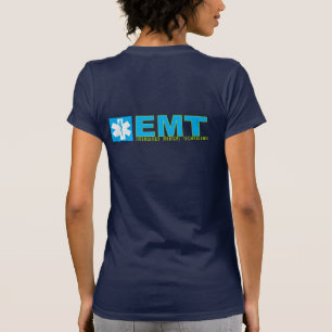 Kvinna skjorta för häfte EMT T-shirt