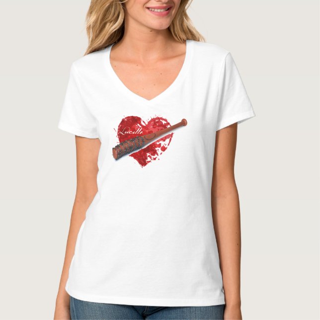 Kvinna skjorta för Lucille fladdermöss T-shirt (Framsida)