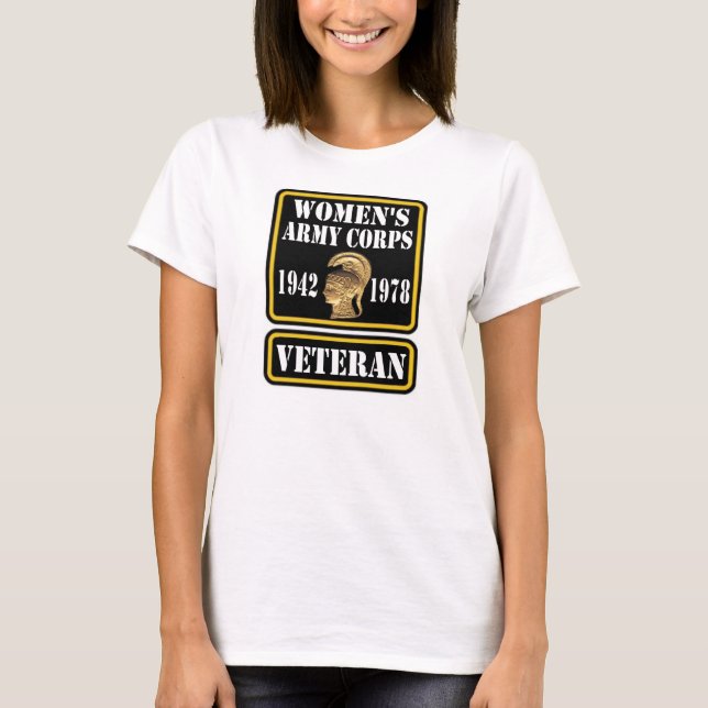 Kvinna skjorta för utslagsplats för armékår tee shirt (Framsida)