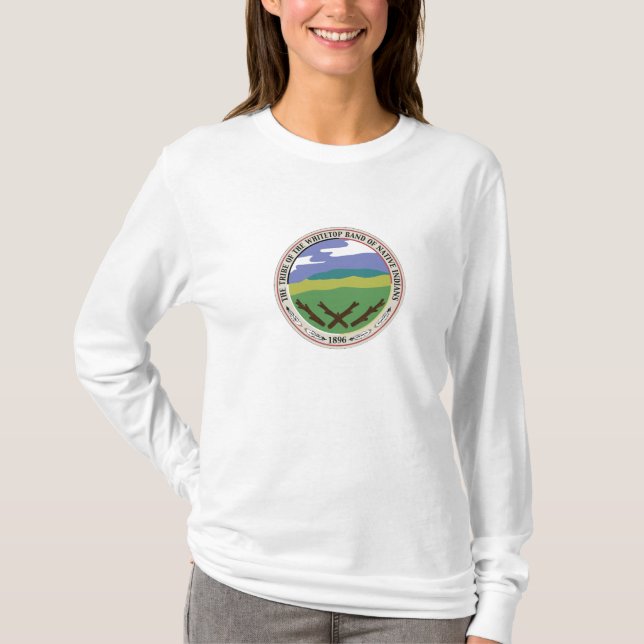 Kvinna skjorta för Whitetop longsleeve Tröja (Framsida)