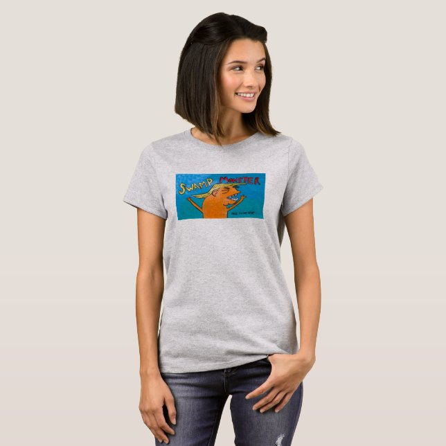 Kvinna skjorta'TRÄSK MONSTER T Shirt (Hel framsida)