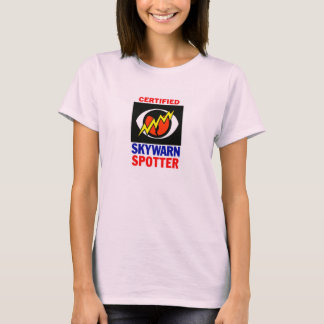 Kvinna Skywarn T'shirt T-shirt