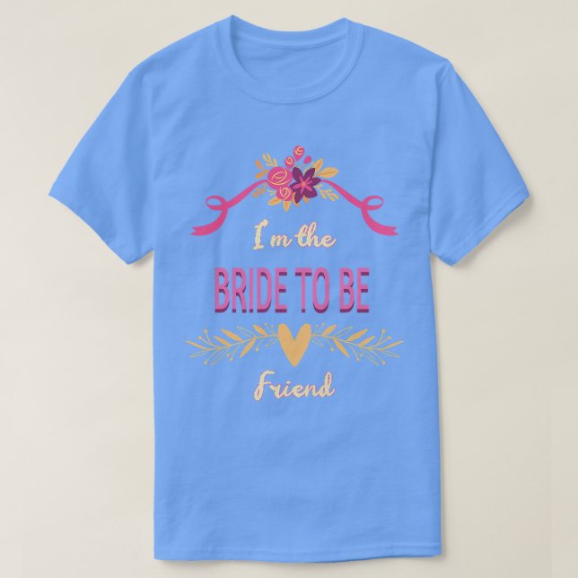 Kvinna, sluten brid som ska matcha Bacheloret T Shirt (Design framsida)