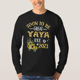 Kvinna snart till Yaya 2023 Solros New Yaya 7 T Shirt