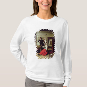 Kvinna som dricker med soldater, 1658 t-shirt