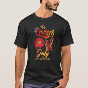 Kvinna som drottningen föddes i Grattis på födelse T Shirt