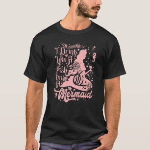 Kvinna som en fisk jag är en Sjöjungfru T Shirt