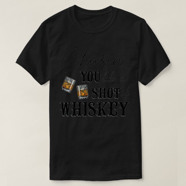 Kvinna som en soppa av Whiskey Funny Wh T Shirt (Design framsida)