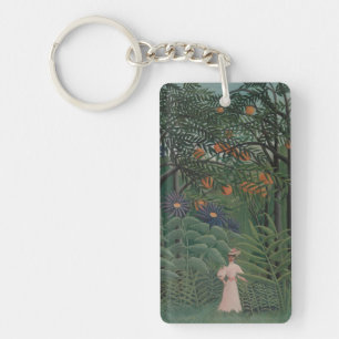 Kvinna som går i en exotisk skog, Henri Rousseau