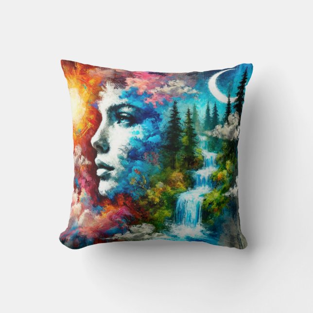 Kvinna som jord: Miljön och livet Kudde (Framsida)