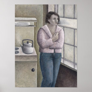 Kvinna som röker 1996 poster