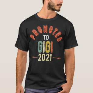 Kvinna som snart kommer att bli gigi 2021-Blommigt T Shirt