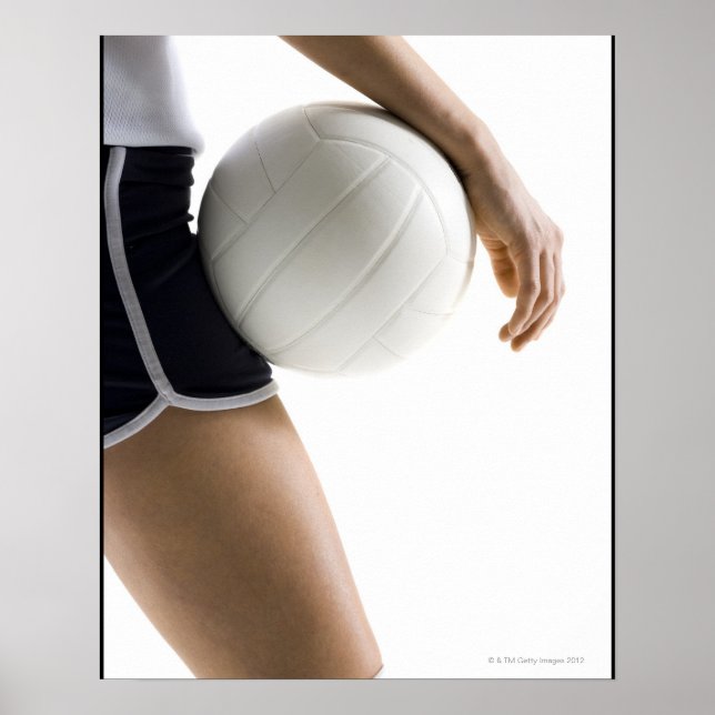 kvinna som spelar volleyboll poster (Framsidan)