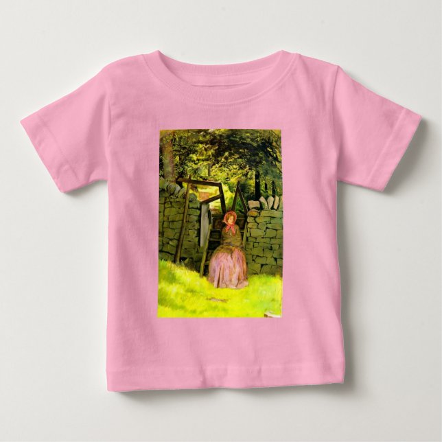 Kvinna som väntar (av John Everett Millais) T Shirt (Framsida)