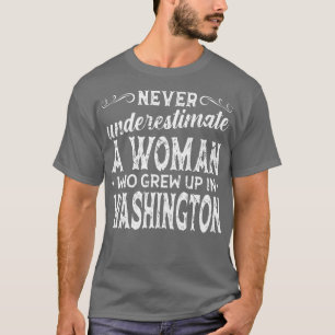 Kvinna som växte upp i Washington T Shirt