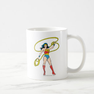  kvinna stående med Lasso Kaffemugg