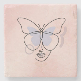 Kvinna Stenunderlägg