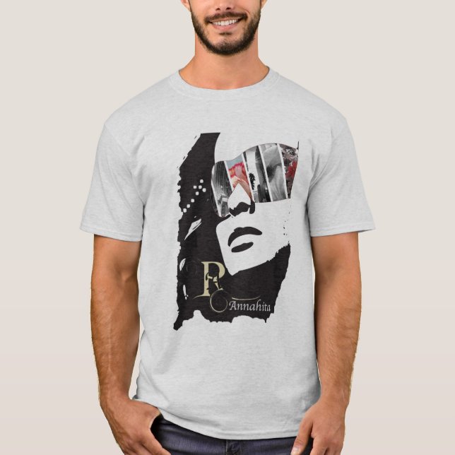 Kvinna-Sunglassvektor AR Annahita Tee (Framsida)