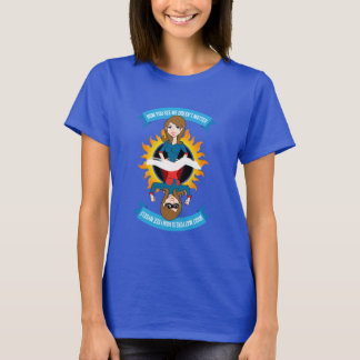 Kvinna/Superhero w/Logo "hur du ser mig" T-tröja Tee