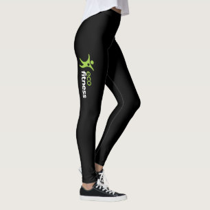 Kvinna svart 2 för kondition för damasker Eco Leggings