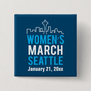 Kvinna systermars Seattle Januari Knapp
