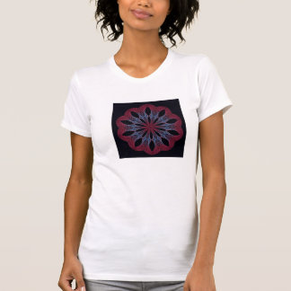 Kvinna T för Fractal (nedgång Blossom-2 ZXK) Shirt