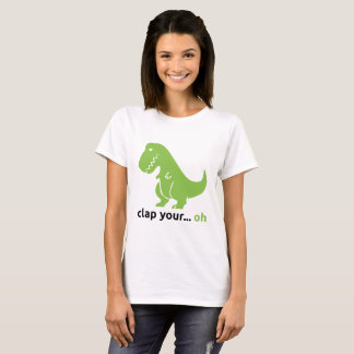 Kvinna "T-Rex" grundläggande T-tröja Tee Shirt