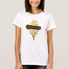 Kvinna T-Shirt för årsjubileum