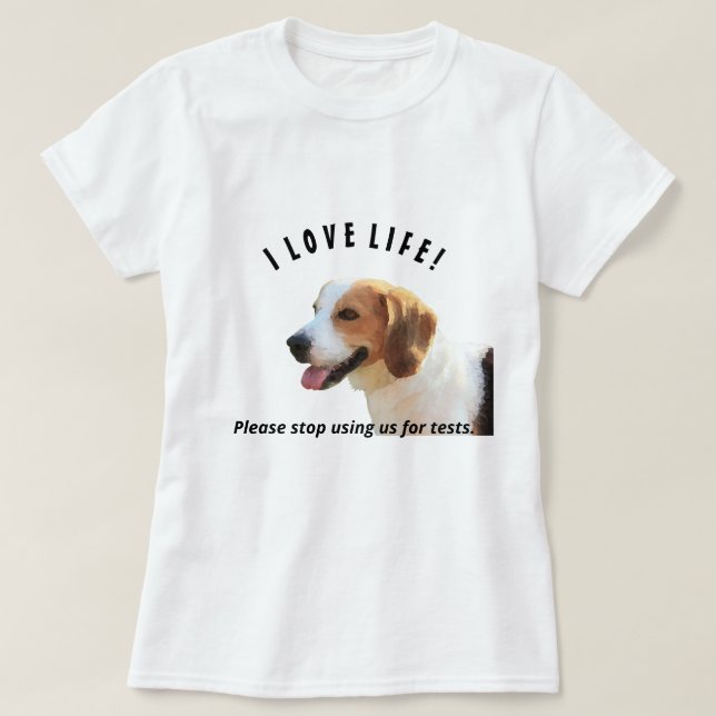 Kvinna T-Shirt för Beagle-förespråkare (Design framsida)