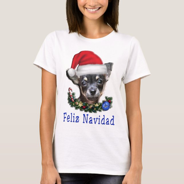 Kvinna t-shirts hundar (Framsida)