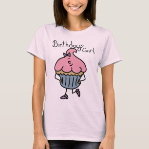 Kvinna T-tröja för födelsedag för Lil Fröcken T Shirt