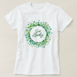 Kvinna T-tröja för klöver för St. Patricks Tee
