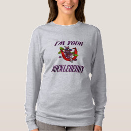 Kvinna T-tröja för långärmad för hästskor Tröja