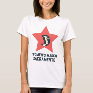 Kvinna T-tröja för marsSacramento moderskap Tee Shirt