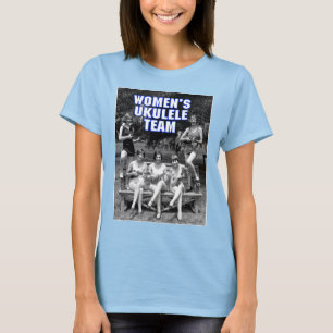 Kvinna T-tröja för Ringer för damer för Uke la Tee