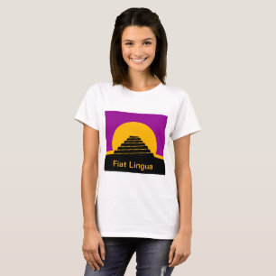 Kvinna T-tröja för samhälle för språkskapelse T Shirt