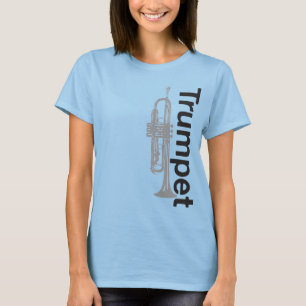 Kvinna T-tröja för trumpetRinger Tee Shirt