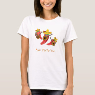 Kvinna T-tröja, Mariachi sätter band, Tee