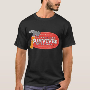 Kvinna T-tröja - mitt giftermål överlevde mitt T Shirt