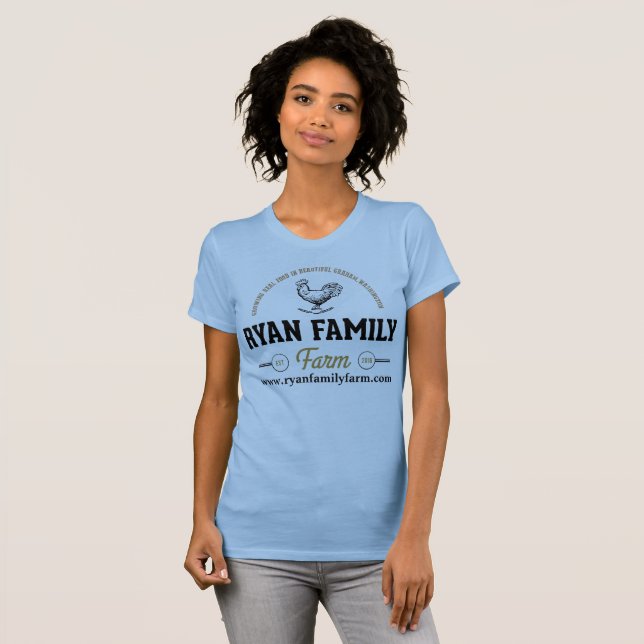 Kvinna T-tröja T Shirt (Hel framsida)