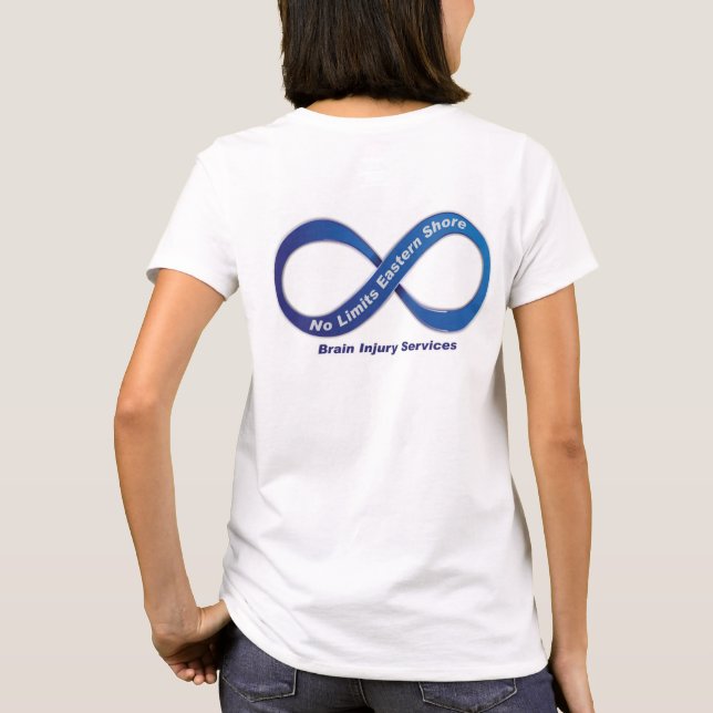 Kvinna T-tröja T-shirt (Baksida)