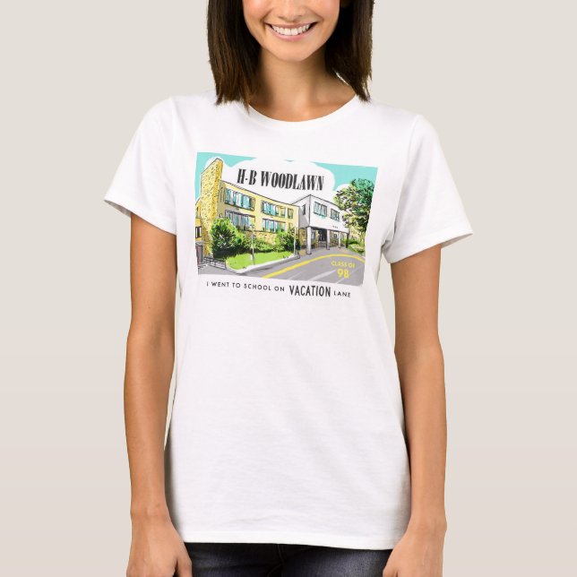 Kvinna T-tröja T Shirt (Framsida)