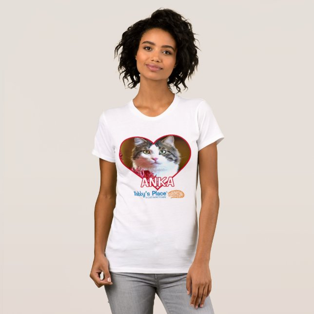Kvinna T-tröja T-shirt (Hel framsida)