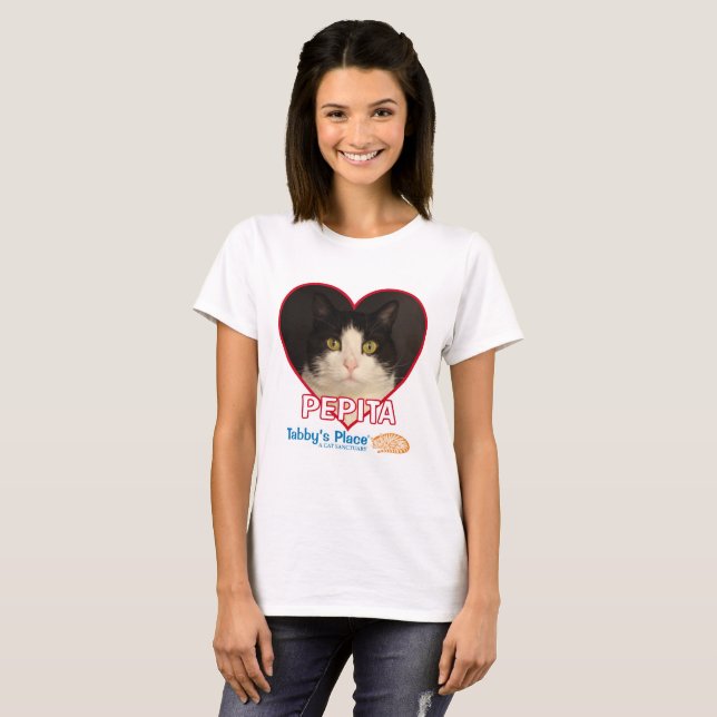 Kvinna T-tröja T-shirt (Hel framsida)