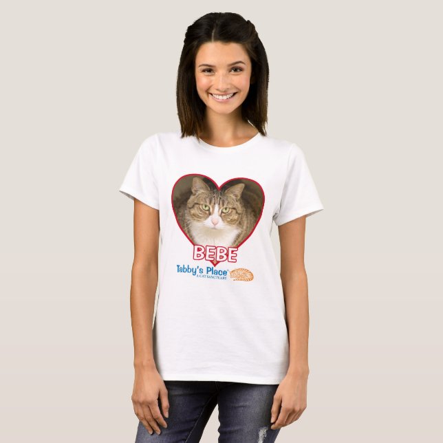 Kvinna T-tröja Tee Shirt (Hel framsida)