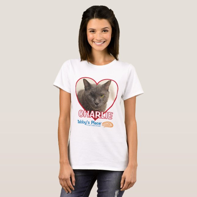 Kvinna T-tröja Tee Shirt (Hel framsida)