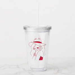 Kvinna Take Away Mugg