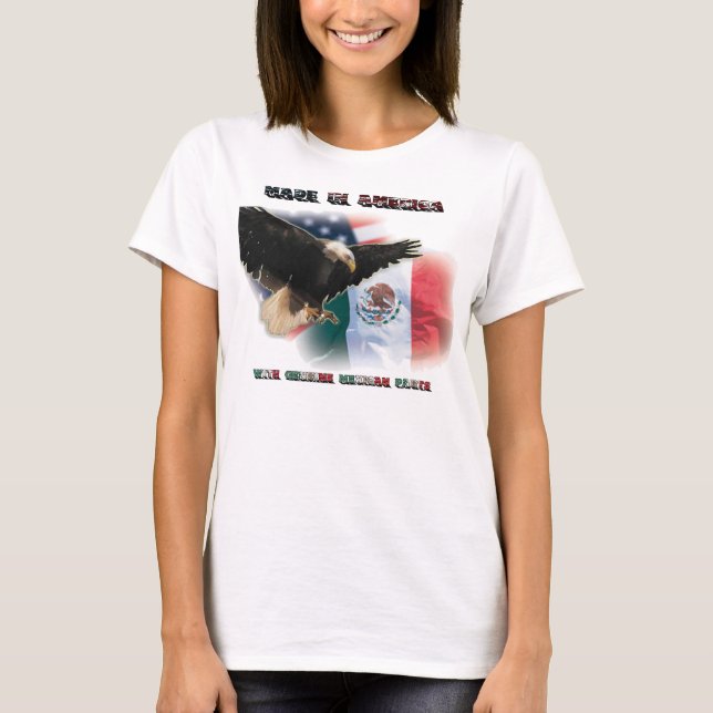 Kvinna tanktop - som göras i Amerika Tee Shirt (Framsida)