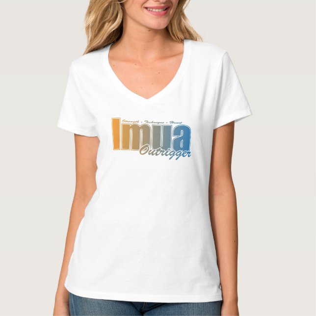 Kvinna tävlinglogotyp 1 t-shirt (Framsida)
